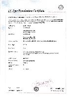 GL certificate page 1