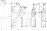 Life boat davits ZZ ZŁJ scheme