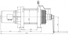 The rescue boat winch type wl13 scheme