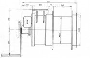 The life raft winch type WT23 scheme